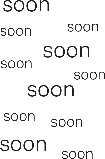 backround: several 'comming soon' headings